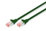 Digitus zelená / Patch kábel / Cat6 / S/FTP / AWG 27/7 / 1m (DK-1644-010/G)