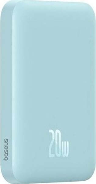 Baseus OS-Baseus Magnetic Mini Air Wireless Fast Charge Power Bank 6000mAh 20W Galaxy Blue（With Simple Series Charging Cable Type-C to Type-C (20V/3A) 30cm White)