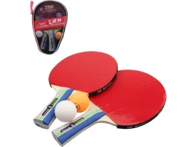 MaDe 18915 - Zostava pingpong rakety, 2 loptičky