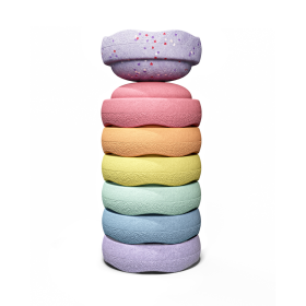 Kamene Stapelstein Winter Special Mini Rainbow Pastel, 6+1 ks EUR