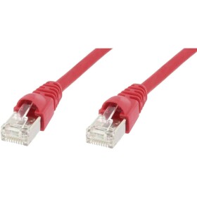 Telegärtner 100008464 RJ45 sieťové káble, prepojovacie káble CAT 6A S/FTP 3.00 m červená samozhášavý, s ochranou, samozhášavý, bez halogénov, UL certifikácia 1; 100008464