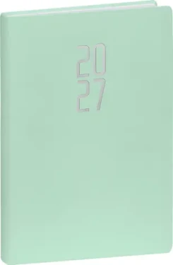 NOTIQUE Denný diár Ponza 2027 mentolový / 15 x 21 cm