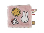 Little Dutch Textilná knižka s aktivitami zajačik Miffy Fluffy Pink