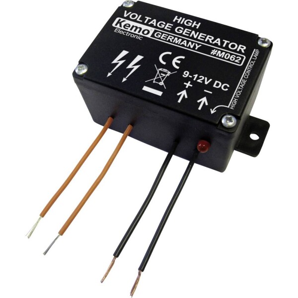 Kemo M062 Mini generátor vysokého napätia hotový modul 9 V/DC, 12 V/DC; M062