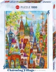 HEYE Puzzle Charming Village: Červené oblúky