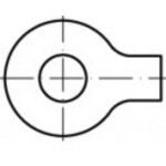 Podložka ocel glavanizované zinkom 100 ks TOOLCRAFT TO-5381208; TO-5381208