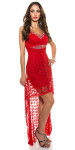 Red-Carpet-Look!Sexy Koucla dress with Rhinestones red S