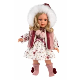 Llorens 54037 LUCIA - realistická bábika s mäkkým látkovým telom - 40 cm