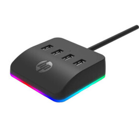 HP DHC-CT120 čierna / USB hub / RGB / 4X USB-A 3.0 (8WW48AA)