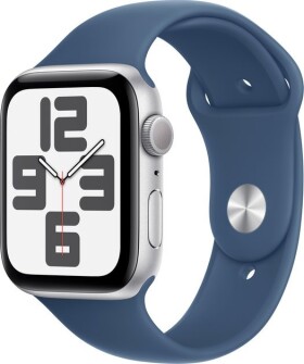 Apple Watch SE Gen.2 GPS 44mm Silver Alu Sport M/L Modrý (MXER3)