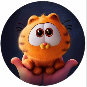 Jedlý papir Garfield mačiatko v dlani 19,5 cm - Pictu Hap - Pictu Hap