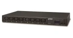 Planet IPM-8220 / IP PDU / 8x zásuviek 230V/10A / LED displej / wattmetre / 19 "/1U rack (IPM-8220-EU)