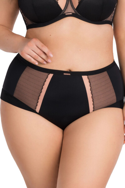 Dámske nohavičky 442/1 Luisse black - GORSENIA černá 4XL