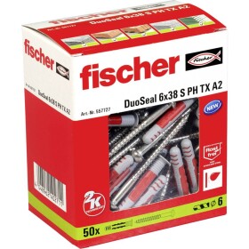 Fischer DuoSeal hmoždinka 38 mm 6 mm 557727 50 ks; 557727