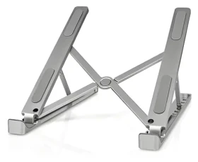 Nedis NBSTND100SI / Stojan na notebook / do 17" / 6 polôh / Skladacie (NBSTND100SI)