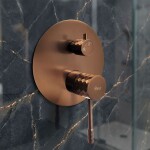 REA - Podomietková sprchová sada Lungo Diamond Brush Copper + BOX REA-P5697