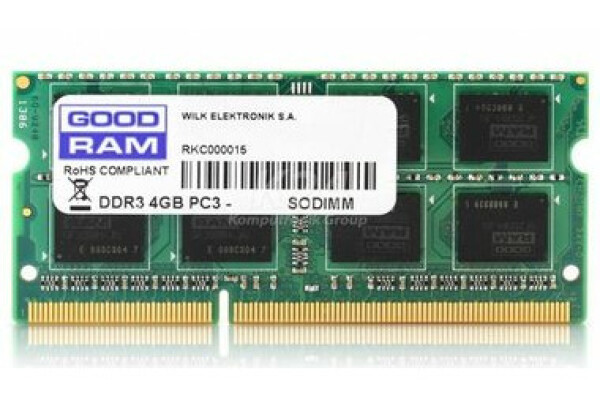 GOODRAM 8GB 1600MHz / SODIMM / DDR3 / CL11 / 1.35V (GR1600S3V64L11/8G)