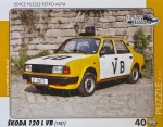 RETRO-AUTA Puzzle č.77 Škoda 120 L VB (1987)
