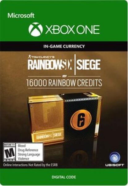 XONE Tom Clancy#39;s Rainbow Six: Siege - 16000 Rainbow kreditov / Elektronická licencia / Akčné / od 18 rokov / Herná mena (7F6-00109)