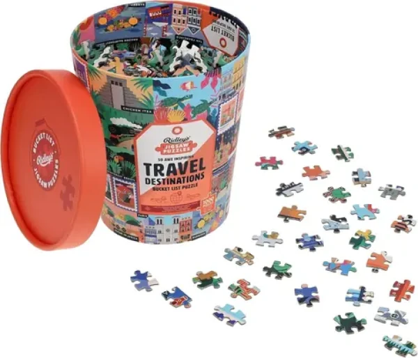 Ridley's Games Puzzle Bucket List 50 úchvatných cestovateľských destinácií