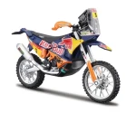 Bburago Motocykel Red Bull KTM Factory Racing - KTM Rally 2019 - Dakar Rally