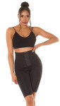 Sexy Highwaist Shaping Biker Shorts black L/XL