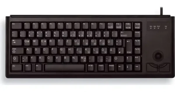 Cherry G84-4400 čierna / Klávesnica s trackballom / drôtová / USB / US layout (G84-4400LPBUS-2)
