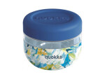 Quokka Bubble Food Jar 500 ml Blue Peonies / Nádoba na jedlo / plast (8412497401246)