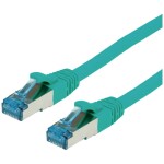 Value 21.99.1949 RJ45 sieťové káble, prepojovacie káble CAT 6A S/FTP 20.00 m zelená dvojžilový tienený, bez halogénov, samozhášavý 1 ks; 21.99.1949