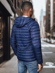 Pánska prechodná prešívaná tmavomodrá bunda FashionStreet TX4408 XL