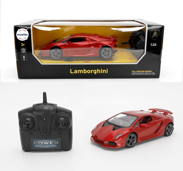 Mamido Mamido Autíčko na diaľkové ovládanie Lamborghini Šiesty Prvok 1:24 červené MT1325