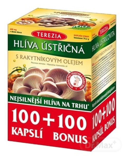 TEREZIA HLIVA USTRICOVITÁ S RAKYTNÍKOVÝM OLEJOM