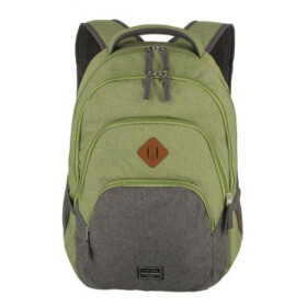 Batoh na notebook Travelite Basics Backpack Melange Green/grey