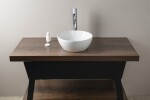 GSI - PURA keramické umývadlo na dosku, priemer 32cm, biela ExtraGlaze 885411