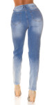 Sexy Highwaist Mom Jeans with color gradient denimblue