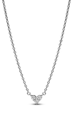 Pandora Strieborný náhrdelník Srdiečko Timeless 393014C01-45