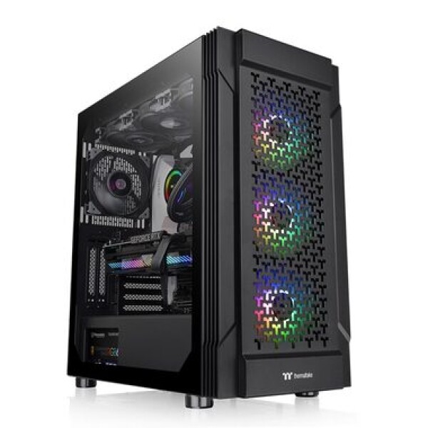 Thermaltake Versa T27 ARGB Black / ATX / 2x USB 3.0 / Bez zdroja / priehľadná bočnica (CA-1W2-00M1WN-01)