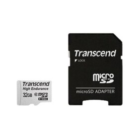 Transcend High Endurance pamäťová karta micro SDHC 32 GB Class 10 vr. SD adaptéru; TS32GUSDHC10V