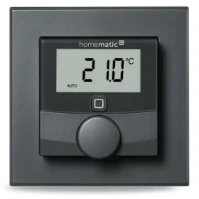 Homematic IP HmIP-WTH-A Nástenný termostat so senzorom vlhkosti antracit (HmIP-WTH-A)
