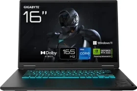 GIGABYTE GAMING A16 CWHI3CZ894SH čierna / Herný notebook / 16" WUXGA / Intel Core i7-13620H / 16GB / 1TB SSD (GAMING A16 CWHI3CZ894SH)