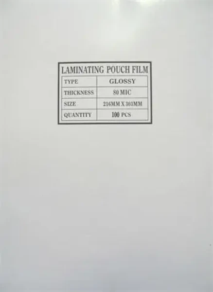 Fellowes Laminovacia fólia A4 / 80 mic / lesklá / 100ks (LAMPOA4CTN080)