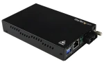 StarTech GB Mediakonvertor SC Multi-Mode / Mediakonvertor / RJ-45 / SC konektor / 2000 Mbit/s (ET91000SC2)