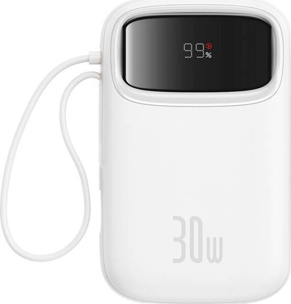 Baseus Powerbank Baseus QPow 2 10000mAh 30W (biały)