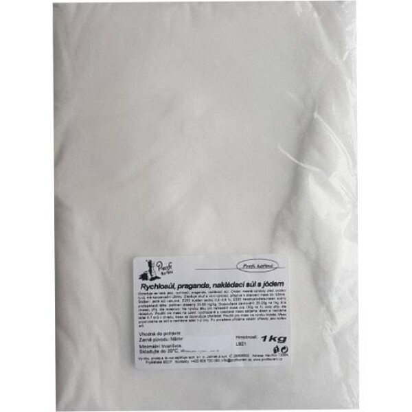Rýchlosiľ, propaganda, nakladacia soľ s jódom (1 kg) - Koření - Koření