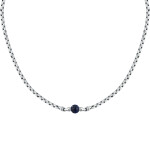 Morellato Oceľový náhrdelník s Lapis Lazuli Pietre S1745