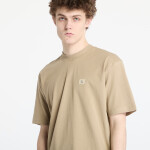 Tričko Calvin Klein Jeans Woven Label Relaxed Tee Brown S