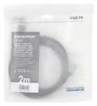 LogiLink CDA0107 čierna / Kábel / DisplayPort - HDMI / 4K 60Hz / 2 m (CDA0107)