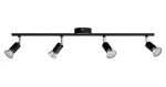 Philips Limbali čierna / Bodové svietidlo / 4X GU10 / 50W / bez zdroja / IP20 (SKL000407628)