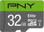 PNY Elite MicroSDHC 32 GB Class 10 UHS-I/U1 A1 V10 (P-SDU32GU185GW-GE)