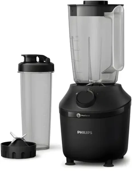 Philips 3000 series HR2041/41 čierna / Stolný mixér / 450 W / 1 l nádoba / otočný ovládač (HR2041/41)